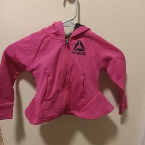 Pink reebok sweatshirt